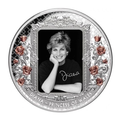 Diana, the Peoples Princess - 5 Oz - stříbrná sběratelská mince
