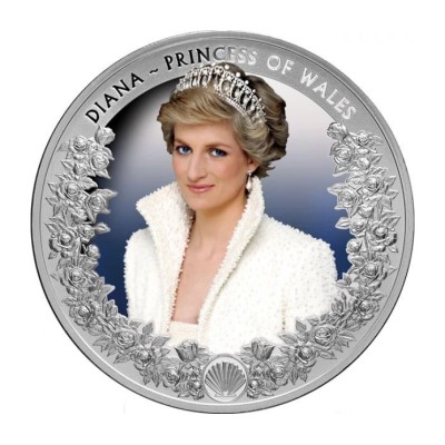 Diana, the Peoples Princess - 1 Oz - stříbrná proof sběratelská mince
