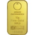 Münze Österreich investiční zlatý slitek 10 Gramů - Kinegram