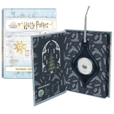 Harry Potter – Seasons Greeting 1 uncja – Srebrna moneta kolekcjonerska