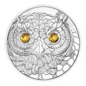 Mądrość sowy - 22,42 g - srebrna moneta kolekcjonerska