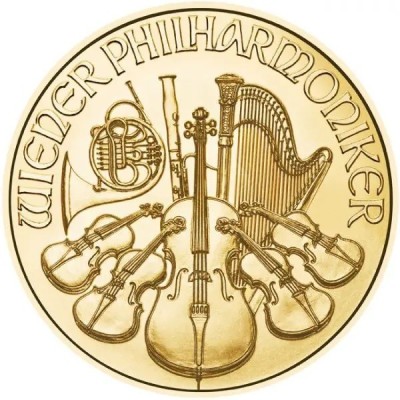 Wiedeński Filharmonik 1/4 unce (1/4 oz) - (2024) - Złota moneta inwestycyjna