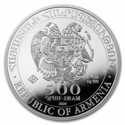Arka Noego - 1 uncja (2024) - Srebrna moneta inwestycyjna