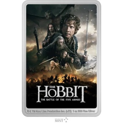 Hobbit - Bitwa pięciu armii - 1 uncja - Srebrna moneta kolekcjonerska