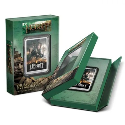 Hobbit - Bitwa pięciu armii - 1 uncja - Srebrna moneta kolekcjonerska
