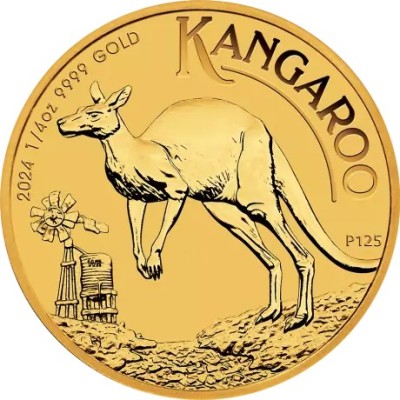 Kangur  2024 - 1/4 uncji - złota moneta inwestycyjna