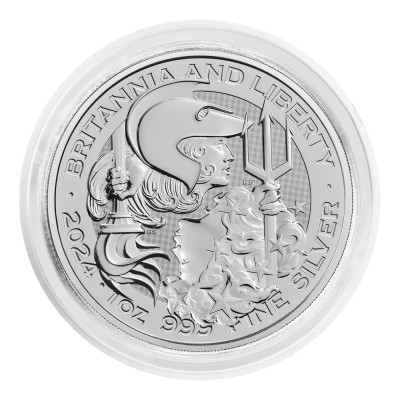 Britannia and Liberty 2024 - 1 Oz - stříbrná investiční mince