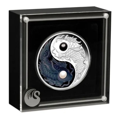 Yin & Yang - 5 uncji - srebrna moneta kolekcjonerska