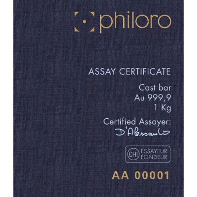 Philoro 1000g - Investiční zlatý slitek