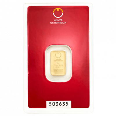 Münze Österreich 2g - Sztabka Złota