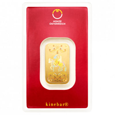 Münze Österreich 10g (Kinegram) - Sztabka Złota