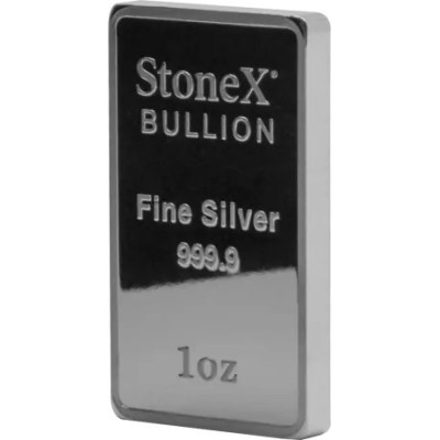 StoneX Coinbar -1 uncja - srebrna sztabka inwestycyjna