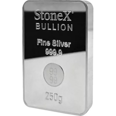 StoneX Coinbar - 250g - srebrna sztabka inwestycyjna