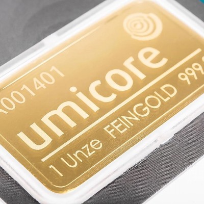 Umicore - 1 Oz - sztabka złota inwestycyjnego