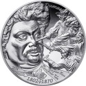 Alexandre Dumas - 1 uncja - Srebrna moneta kolekcjonerska