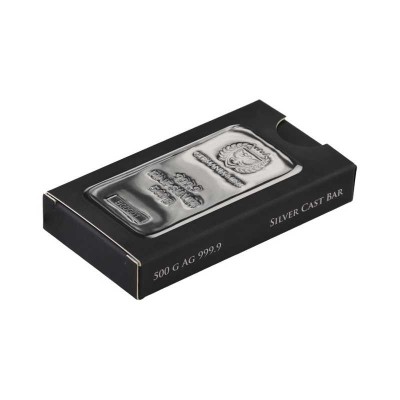 Germania Mint - 500g - srebrna sztabka inwestycyjna