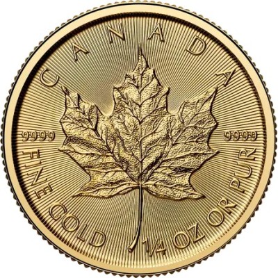 Liść Klonu (2025) - 1/4 Oz - złota moneta inwestycyjna