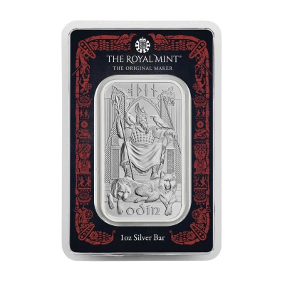 Norse Gods - Odin - 1 Oz - srebrna sztabka inwestycyjna