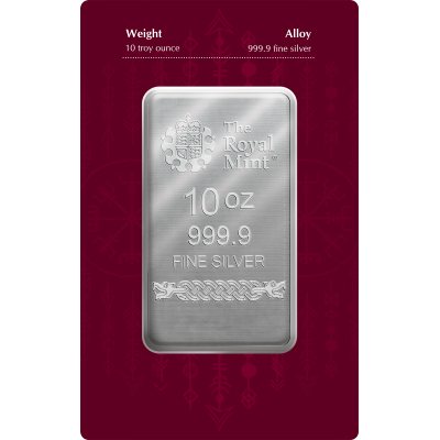 Norse Gods - Odin - 10 Oz - srebrna sztabka inwestycyjna