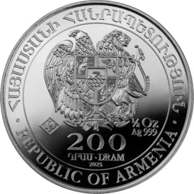 Arka Noego (2025) - 1/2 Oz - srebrna moneta inwestycyjna