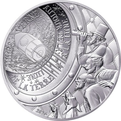 Jules Verne - 88,8 g - zestaw kolekcjonerskich monet próbnych