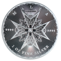 Krzyż maltański (2025) - 1 uncja - srebrna moneta inwestycyjna