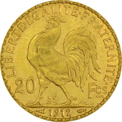 20 franków - 6,45 g - złota moneta inwestycyjna