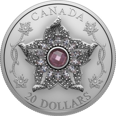 Williamson Diamond Brooch - 1 uncja - srebrna proof moneta kolekcjonerska