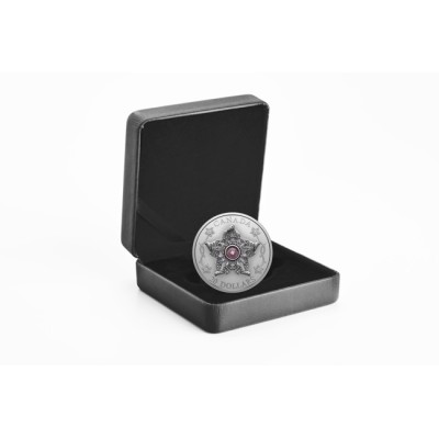 Williamson Diamond Brooch - 1 uncja - srebrna proof moneta kolekcjonerska
