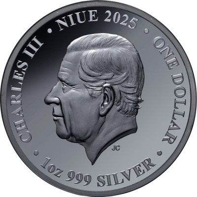 Delfin butlonosy - 1 Oz - Srebrna moneta kolekcjonerska