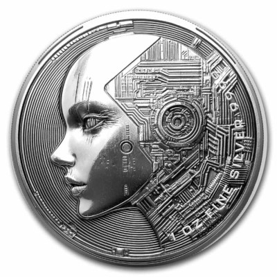 AI - Sztuczna Inteligencja 2025  1 uncja - Srebrna moneta inwestycyjna