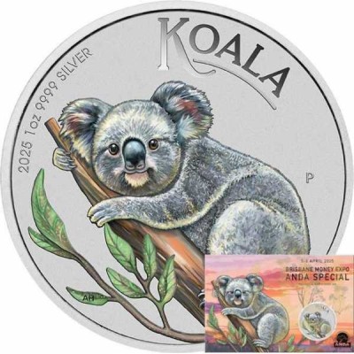 Koala (2025) - Coincard - 1 uncja - Srebrna moneta kolekcjonerska