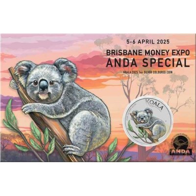 Koala (2025) - Coincard - 1 uncja - Srebrna moneta kolekcjonerska