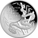 Rok Węża - 1 uncja - srebrna moneta kolekcjonerska