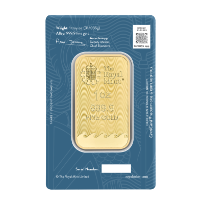 Britannia - 1 Oz - sztabka złota