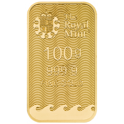 Britannia - 100g - złota sztabka inwestycyjna