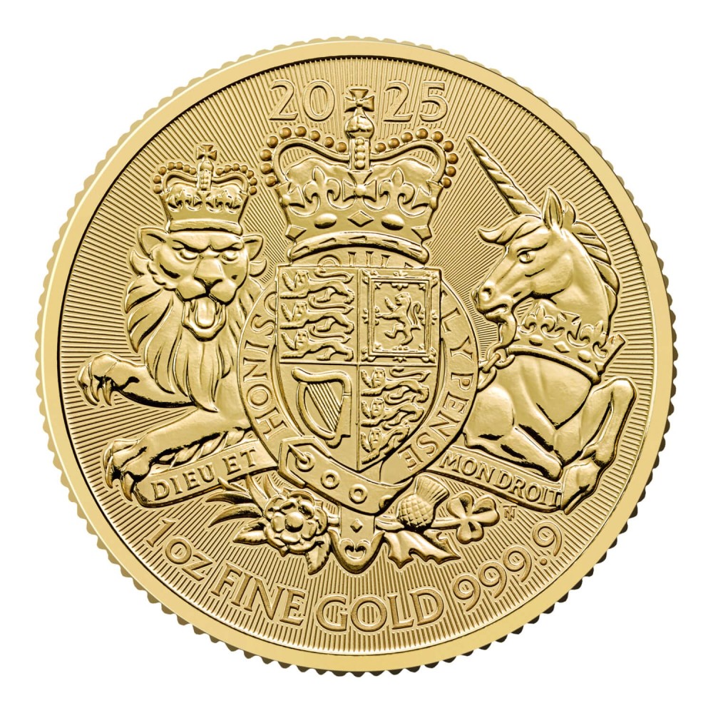 Royal Arms (2025) - 1 uncja- Złota moneta Royal Arms (2025) - 1 uncja- Złota moneta