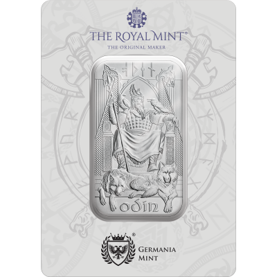 Norse Gods - Odin - 1 Oz - srebrna sztabka inwestycyjna