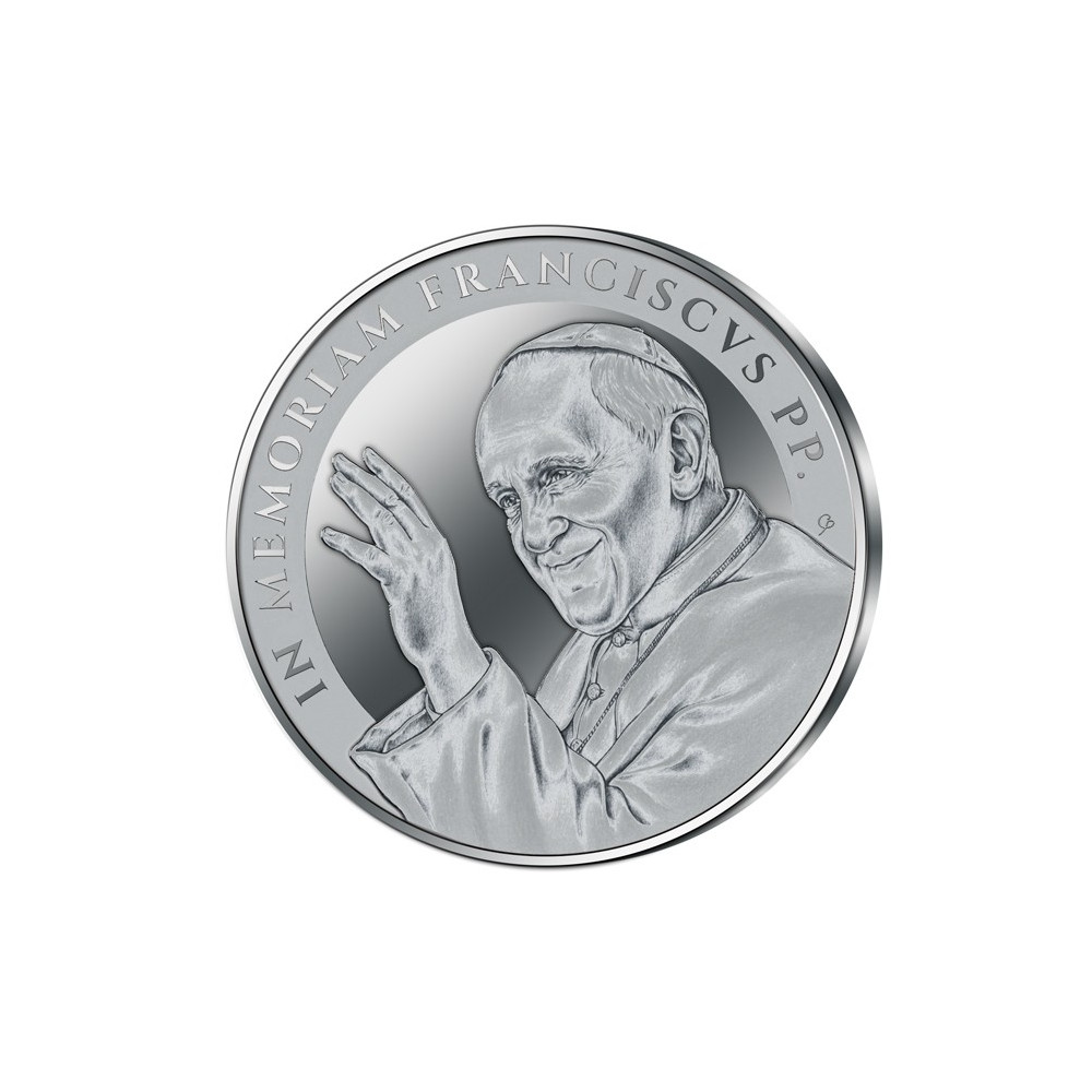 In memoriam - Papież Franciszek - 1 uncja - srebrna moneta kolekcjonerska In memoriam - Papież Franciszek - 1 uncja - srebrna moneta kolekcjonerska