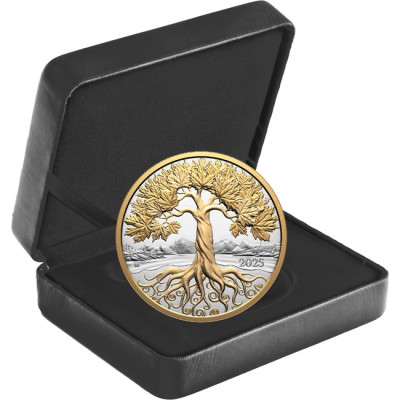 Klonowe Drzewo Życia - 5 uncji - Srebrna moneta kolekcjonerska Proof