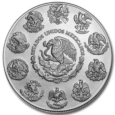 Meksyk Libertad - Siły Natury - Ziemia - 1 Oz - Srebrna moneta kolekcjonerska