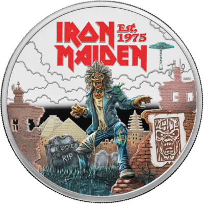 Iron Maiden - R.I.P Eddie - 1 Oz - Srebrna moneta kolekcjonerska (dostawa 28.8.2025)