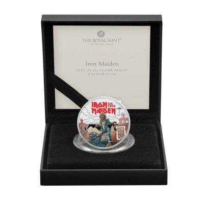 Iron Maiden - R.I.P Eddie - 1 Oz - Srebrna moneta kolekcjonerska (dostawa 28.8.2025)