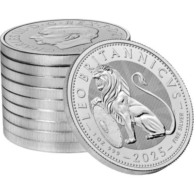 Brytyjski Lew (2025) - 1 Oz - srebrna moneta inwestycyjna