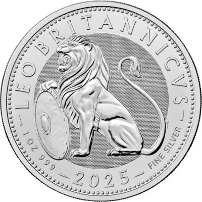 Brytyjski Lew (2025) - 1 Oz - srebrna moneta inwestycyjna