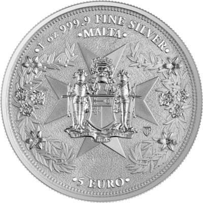 Złoty Orzeł Maltański (2025) - 1 Oz - srebrna moneta inwestycyjna