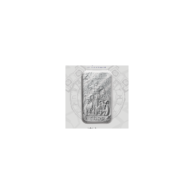 Norse Gods - Thor - 1 Oz - srebrna sztabka inwestycyjna