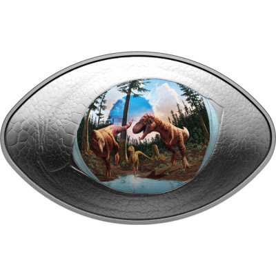 Oko dinozaura (2025) - 1 Oz - Srebrna moneta kolekcjonerska