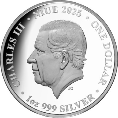 Flaming (2025) - 1 Oz - Srebrna moneta kolekcjonerska