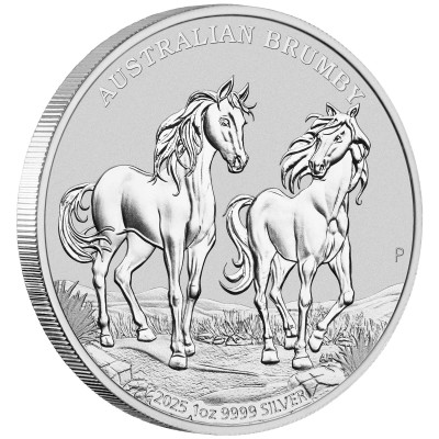 Australijski Brumby (2025) - 1 Oz - Srebrna moneta inwestycyjna (dostawa 10.9.2025)